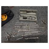 Impact Driver Set with Assorted Socket Extensions and Adapters