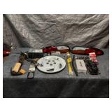Automotive Parts Lot with Tail Lights, Oil Filter and More
