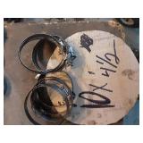 Collection of Assorted Hose Clamps