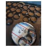 Collection of Assorted Hose Clamps