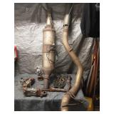 Used Diesel Particulate Filter and Exhaust Components Set