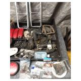 Collection of Vehicle Lights, Grilles, and Assorted Auto Parts