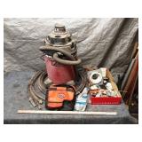 Shop-Vac 12 Gallon with Accessories and Electrical Supplies