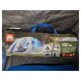 Camping Set: 4-Person Dome Tent, Sleeping Bag, and Tarp