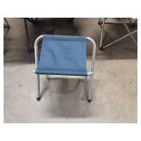 Set of 3 Outdoor Folding Camp Chairs with Carrying Bags and Stool