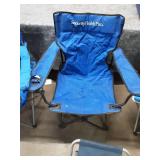 Set of 3 Outdoor Folding Camp Chairs with Carrying Bags and Stool