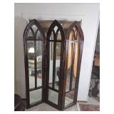 Architectural Salvage Arched Mirror Divider *As Is*
