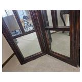 Architectural Salvage Arched Mirror Divider *As Is*