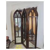 Architectural Salvage Arched Mirror Divider *As Is*