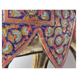 Brass & Enamel Indian Moradabadi Hathi Howdah Figure