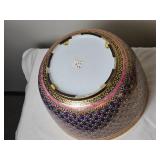 Stunning Thai Porcelain Benjarong Covered Bowl