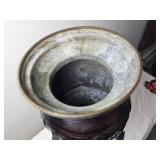 Bronze Japanese Meiji Stylized Vase