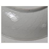 Chinese Familie Rose Yellow Ground Plates Maked Qing Dynasty