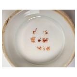 Five Kutani Ware Japanese Tea Bowls