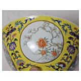 Daoguang Yellow Ground Famille Rose Bowl