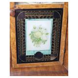 Ogee Mahogany Veneer Wall Clock