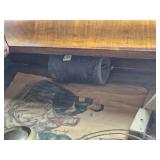 Ogee Mahogany Veneer Wall Clock