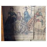 Ogee Mahogany Veneer Wall Clock