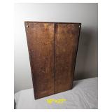 Ogee Mahogany Veneer Wall Clock