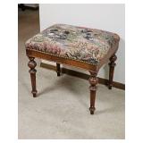 Jacobean Footstool with Loon Upholstery