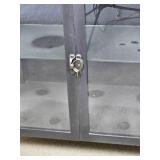 Industrial Chic Steel Display Cabinet