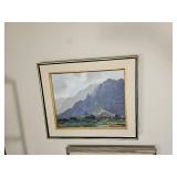 Hawaii Mountain Scape Oil Signed Hiroshi Tagami