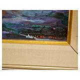 Lau Chun Coastal Hawaii Signed Oil