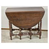 Antique Victorian Gate Leg Drop Leaf Table