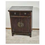 Antique Lacquer Finish Chinese Cabinet