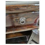 Antique Lacquer Finish Chinese Cabinet