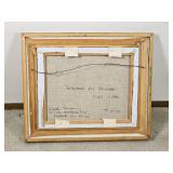 Hawaii Mountain Scape Oil Signed Hiroshi Tagami