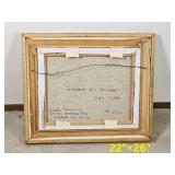 Hawaii Mountain Scape Oil Signed Hiroshi Tagami