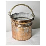 Hammered Copper Pail