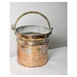Hammered Copper Pail