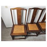 Stunning Chinoiserie Chinese Elm Dining Chairs