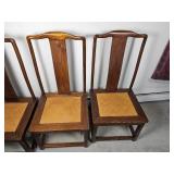 Stunning Chinoiserie Chinese Elm Dining Chairs
