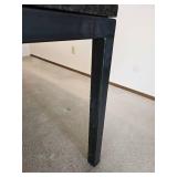 Industrial Chic Grey Granite Top Dining Table