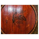 Antique Wooden Chinese Lidded Food Box Basket