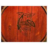 Antique Wooden Chinese Lidded Food Box Basket