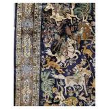 Persian Wool Qom Hunting Rug - 7