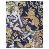 Persian Wool Qom Hunting Rug - 7