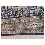 Persian Wool Qom Hunting Rug - 7