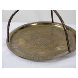 Tribal Brass Hanging Turkish Tea Tray