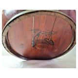 Antique Wooden Chinese Lidded Food Box Basket