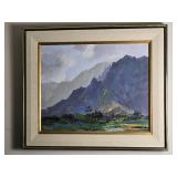 Fine Art Original Hawaiian Landscape Painting - Hiroshi Tagami