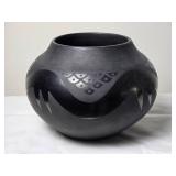 Striking Pueblo Studio Art Ceramic Blackware Pottery - Maria Martinez