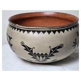 Vintage Studio Art Kewa Santo Domingo Bowl - Ignacio Arquero