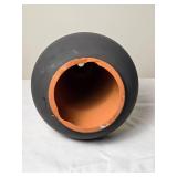 Signed Sioux Fine Art Terracotta Vase - Black Tail Deer