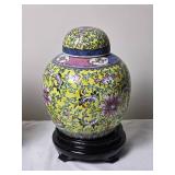 Antique Chinese Rose Jar Pair - 19th c. - Qing Dynasty