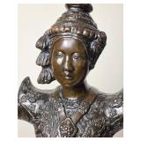 Antique 19th c. Bronze Sculpture - Cambodian Dancer